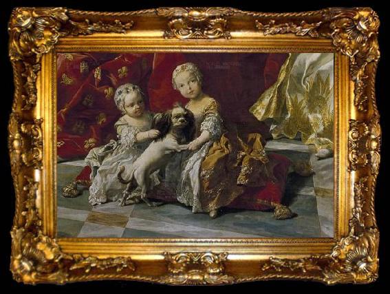 framed  unknow artist The Family of Philip V, ta009-2